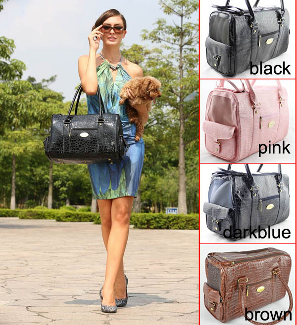 dog carriers Patent leather 4 Colors