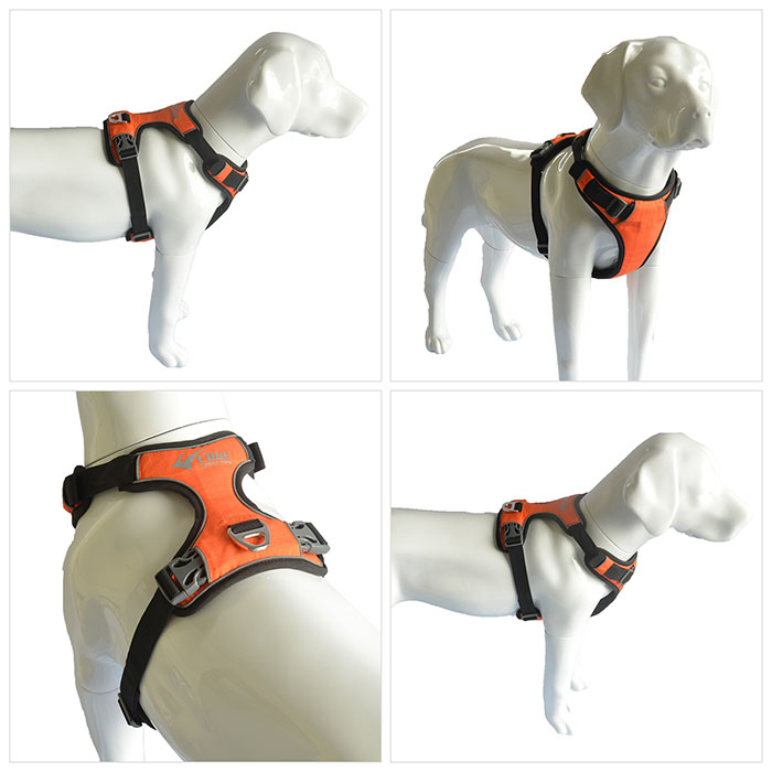 Dog Harness with Safety Reflective Logo